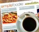 SimpleFoodie Newsletter Signup